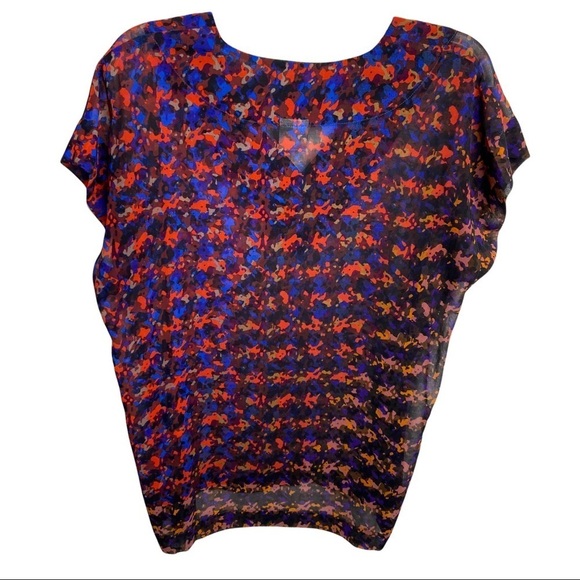 CAbi Size Small The Bonus Blouse Sheer Style 3428 - Picture 2 of 5